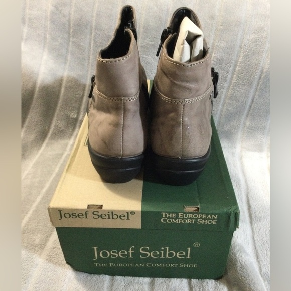 Romika Ibiza 106 Graphite Leather Ankle Boots EU 37 US 6 to 6.5 - Picture 4 of 10